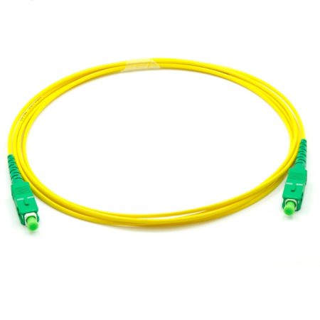 Patchcords SC/APC-SC/APC-3.0mm SM simplex 1 mtr