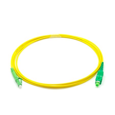 Patchcords LC/APC-SC/APC-2.0mm SM simplex 2 mtr