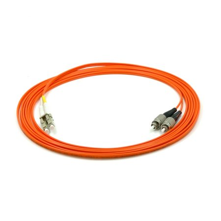 Fiber jumper MM OM1/OM2 DX 2.0mm LC-FC 01M