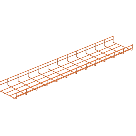 Wire Mesh cable tray Zinc plated
10"W*2"H*0.2"T*10'L
